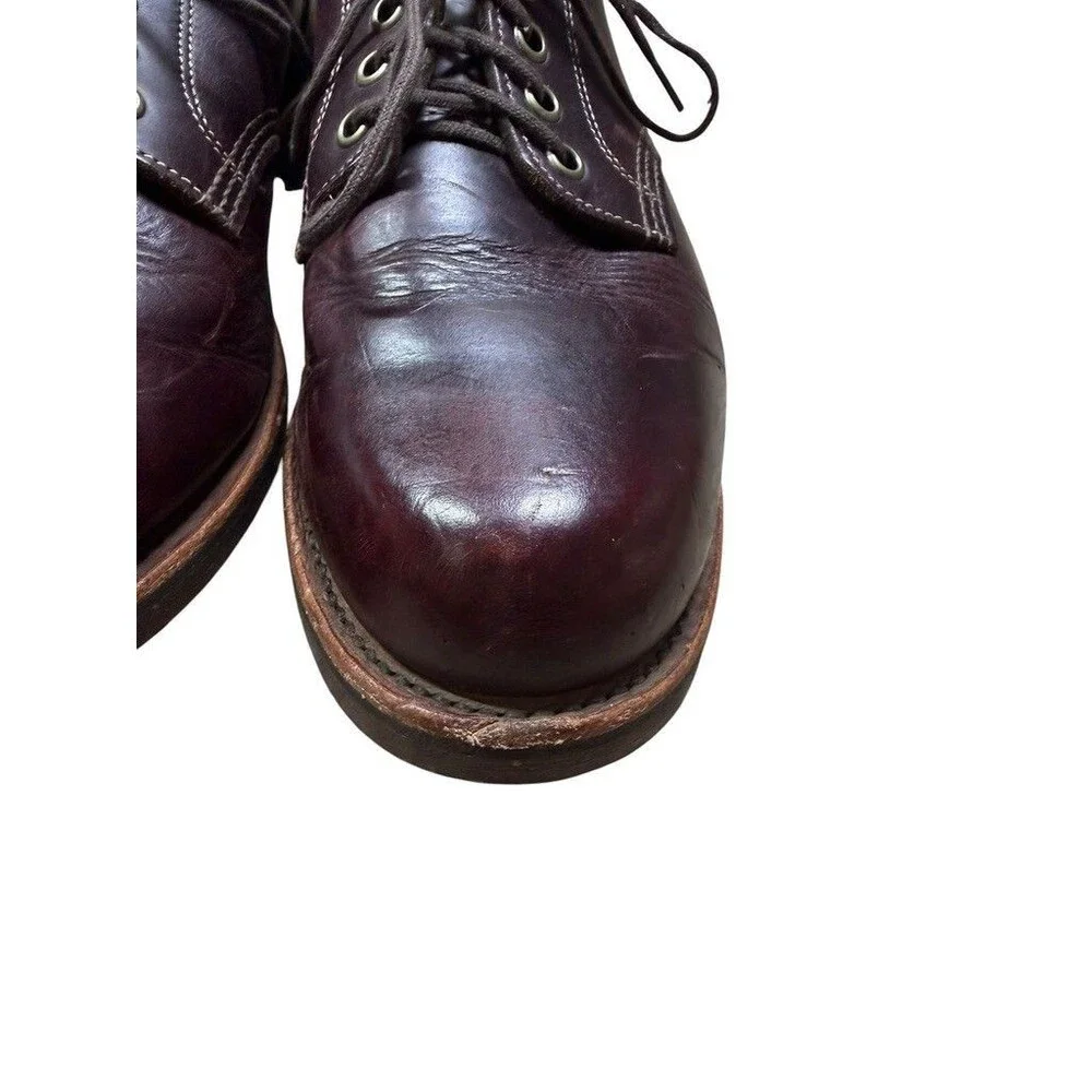 LL Bean Chippewa Katahdin Iron Works Oxford Shoes Men Size 7.5 EE USA OPGL1 Wide